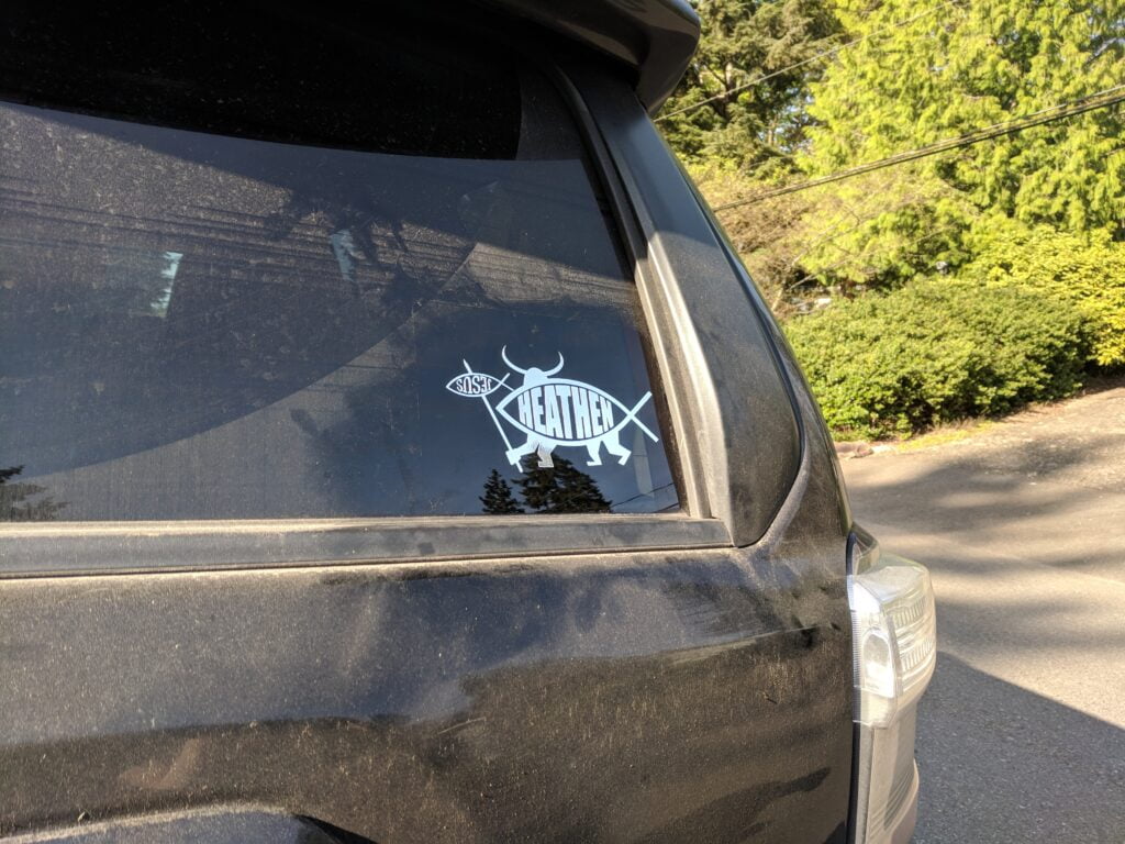 Custom vinyl decals for vehicles, windows, laptops by Galactic Sign Co.