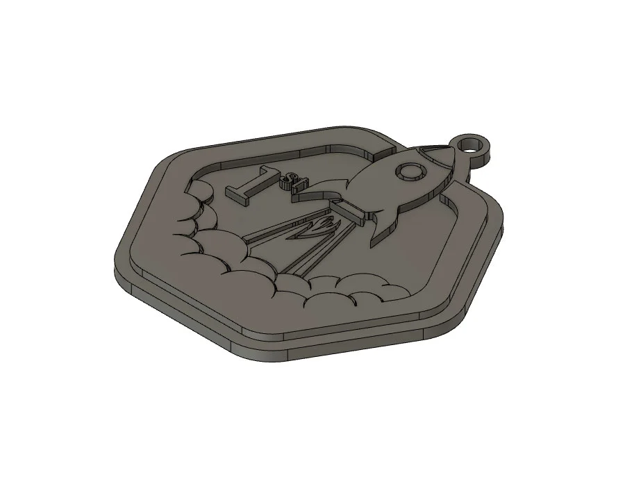 Leaner-Startups-Medallion-Trophy-first-place-medal-3D-CAD-model-for-custom-fabrication-CNC