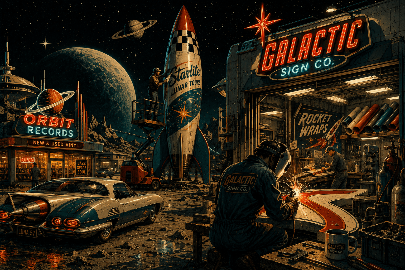 Galactic Sign Co custom signs, decals, wraps, and fabrication in Puyallup, Seattle, and Bellevue WA