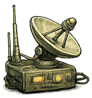 Retro satellite dish for business and brand discovery for Galactic Sign Co in Puyallup, Bellevue, and Seattle, WA