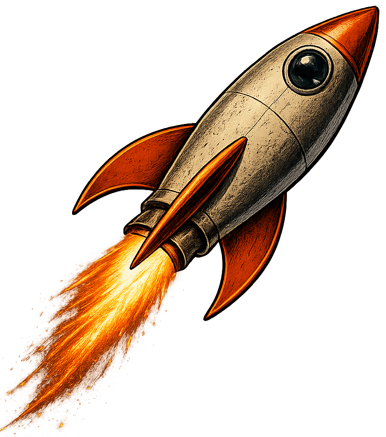 Rocket for Galactic Sign Co.